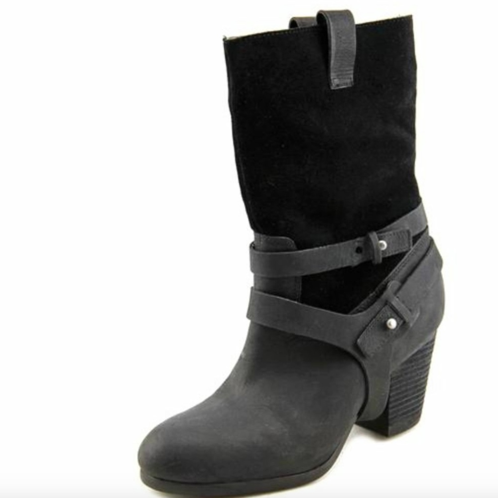 Womens Denim & Supply Mattie Black Boots-Size 7